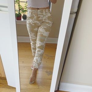 Camo jogger pants